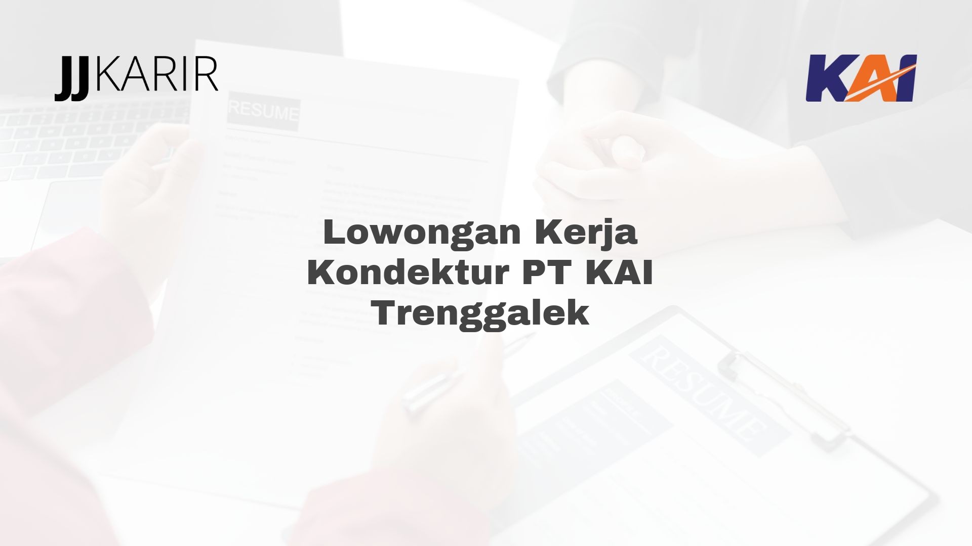 Lowongan Kerja Kondektur PT KAI Trenggalek