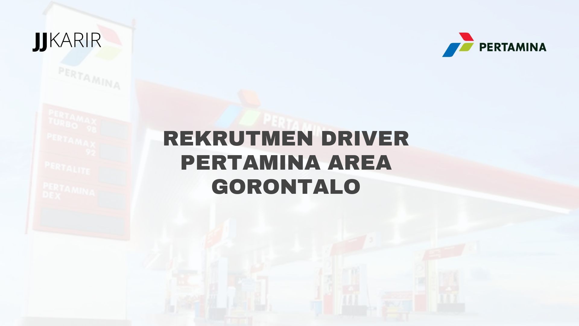 Rekrutmen Driver Pertamina Area Gorontalo